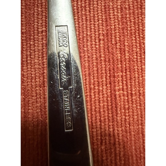 Ekco Eterna Corsair Oval Soup Spoons Set 4 Stainless Flatware 7.5" - Picture 3 of 7